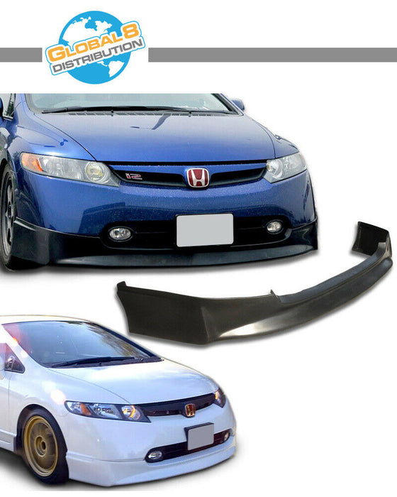 Roane Concepts Polyurethane Front Bumper Lip for 2006-2008 Civic 4D Mugen