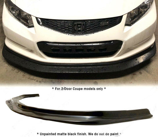 Roane Concepts Polyurethane Front Bumper Lip for 2012-2013 Honda Civic 2Dr MDA Style